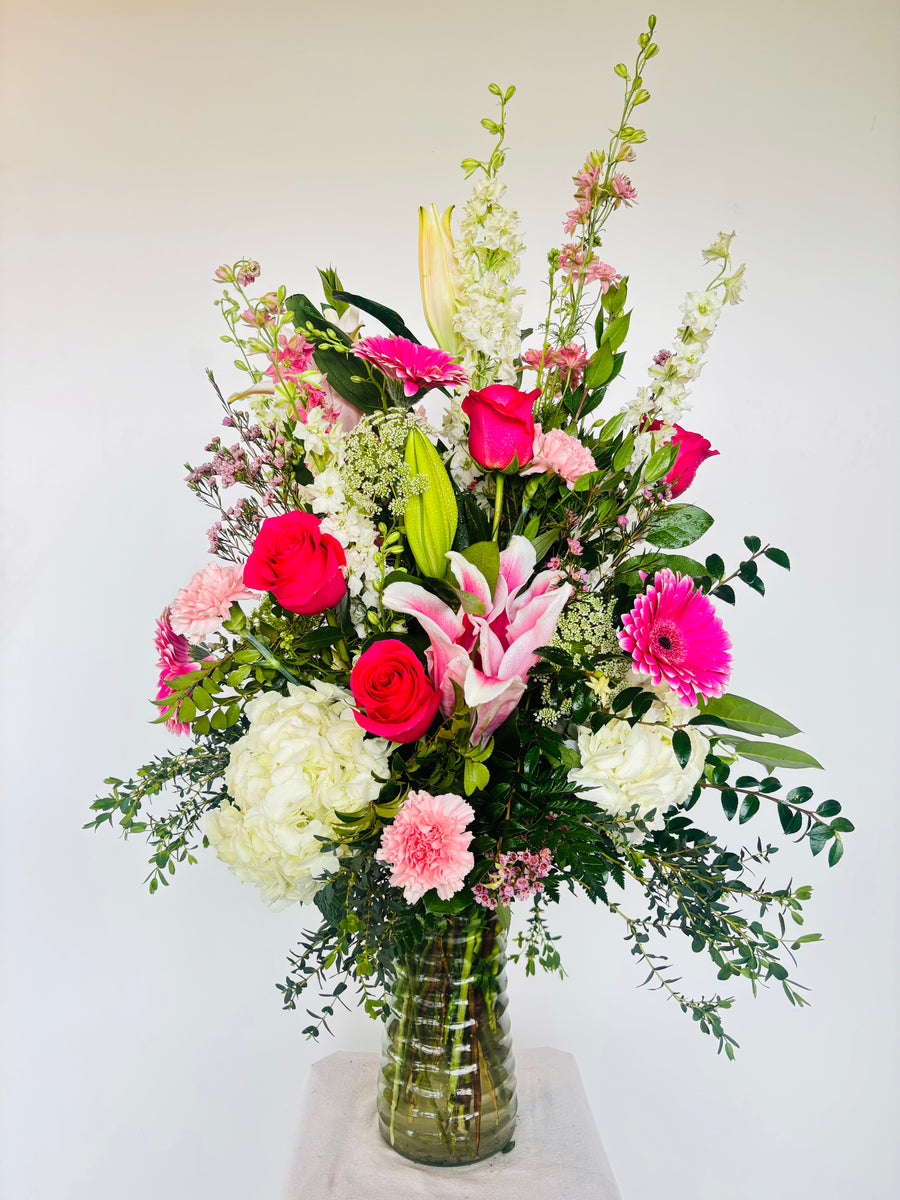 Premium Pink garden Romance