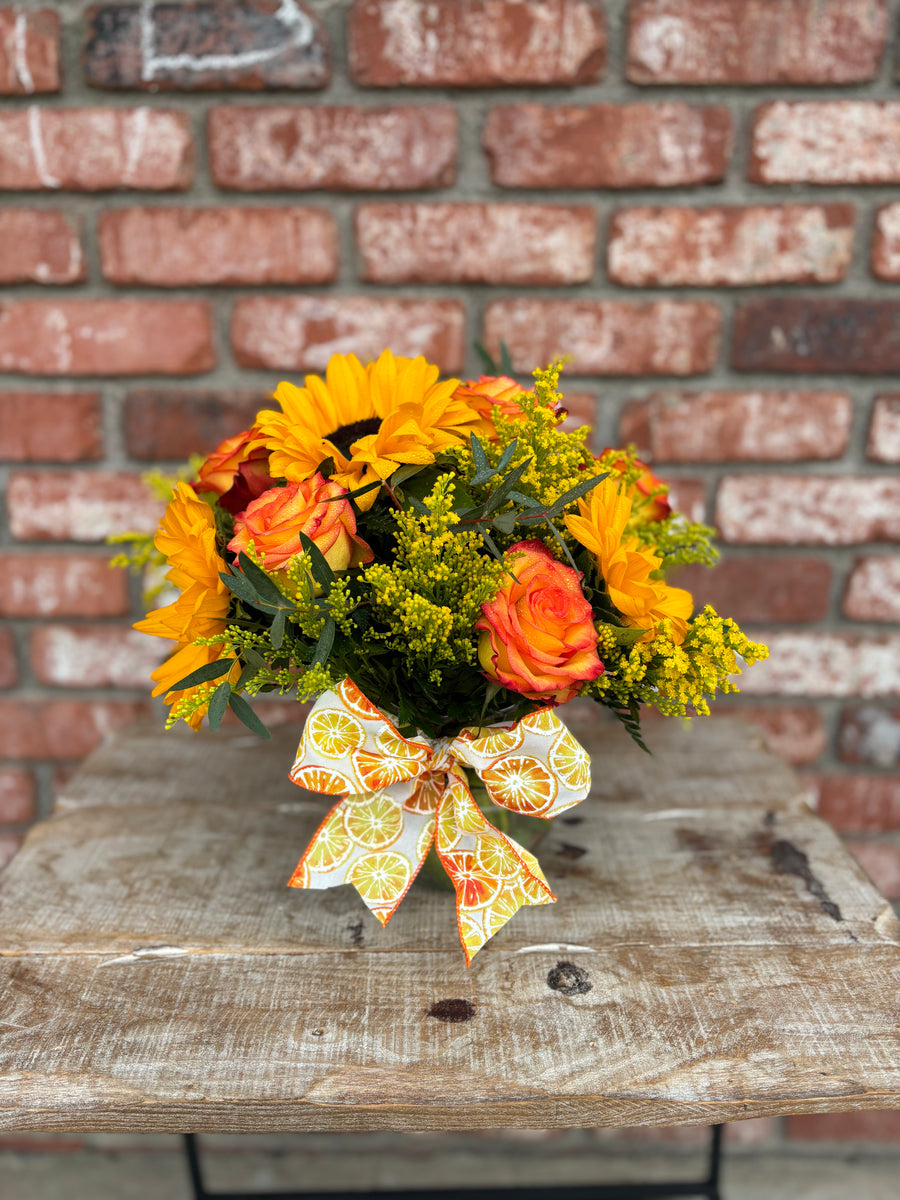 A Citrus Glow Bouquet