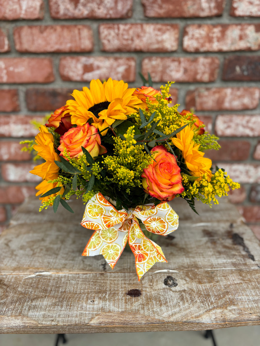 A Citrus Glow Bouquet