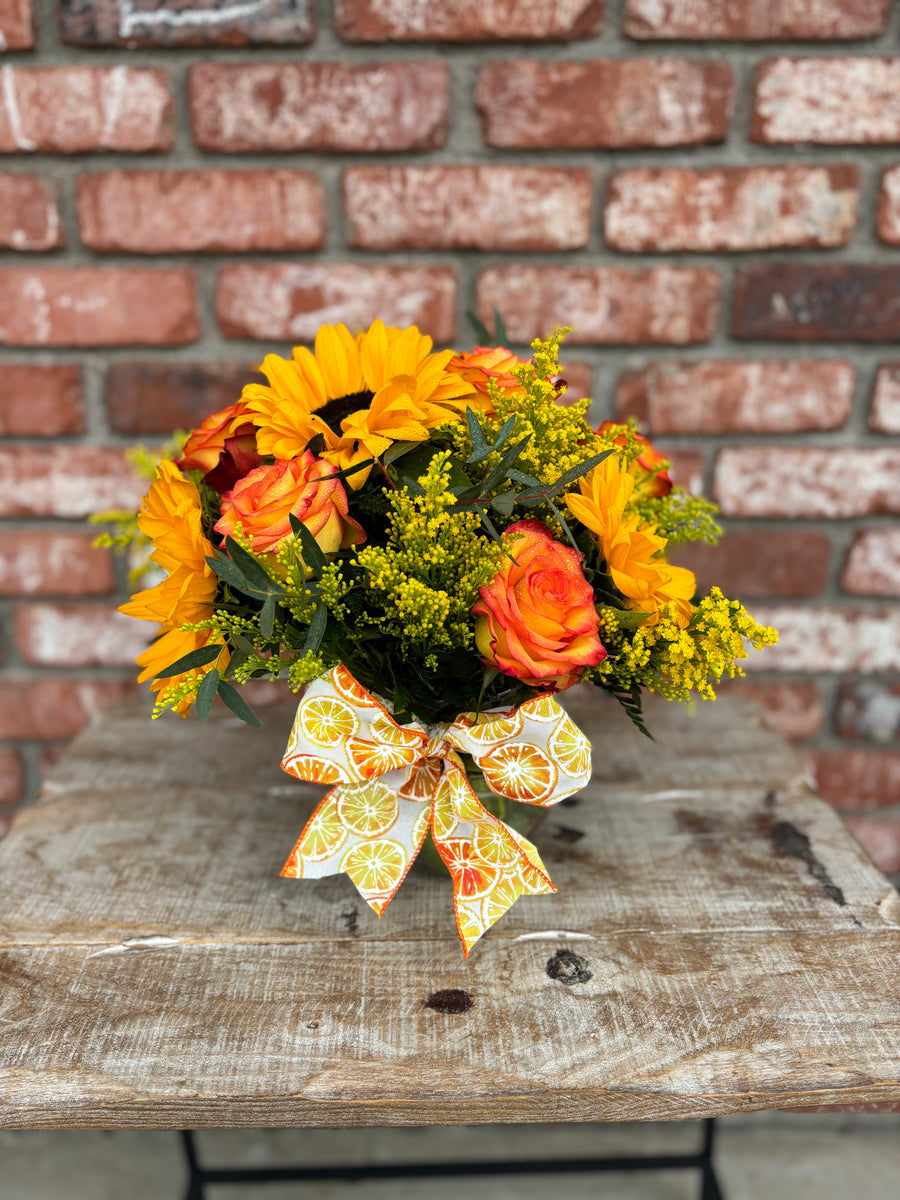 A Citrus Glow Bouquet